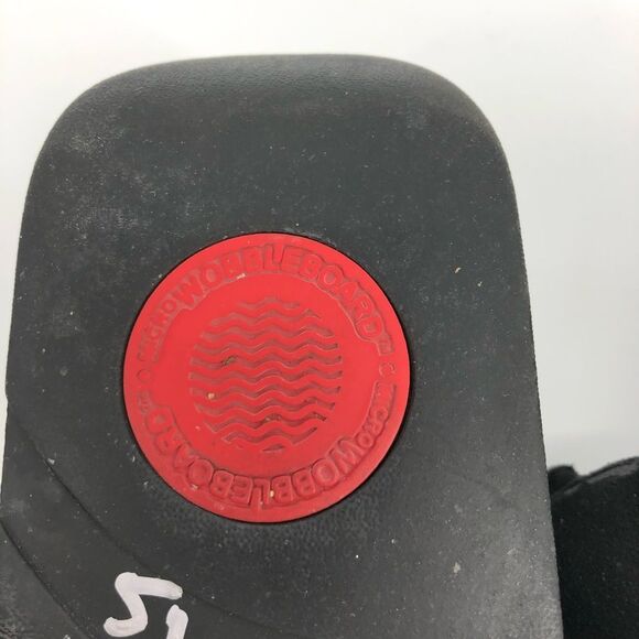 Fitflop Slide Sandals Womens 9 Black Cross Strap Slip On Open Back - Picture 9 of 10